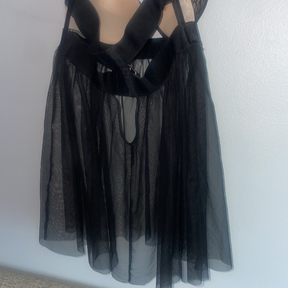 Victorias Secret Eyelash Lace Babydoll Bra Size 34DD - Picture 8 of 12